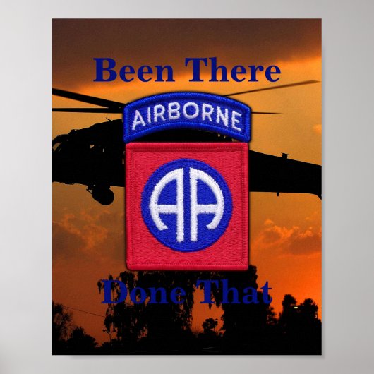 第82回ABN DIV空挺師団退役軍人隊 ポスター (正面)