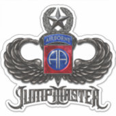 第82回Airborne Jumpmasterカットビニールカスタムシール シール (正面)