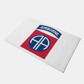 第82期機上師団Insignia軍隊退役軍人 ドアマット (アングル)