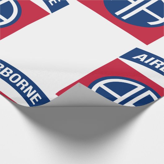 第82期機上師団Insignia軍隊退役軍人 ラッピングペーパー (角)