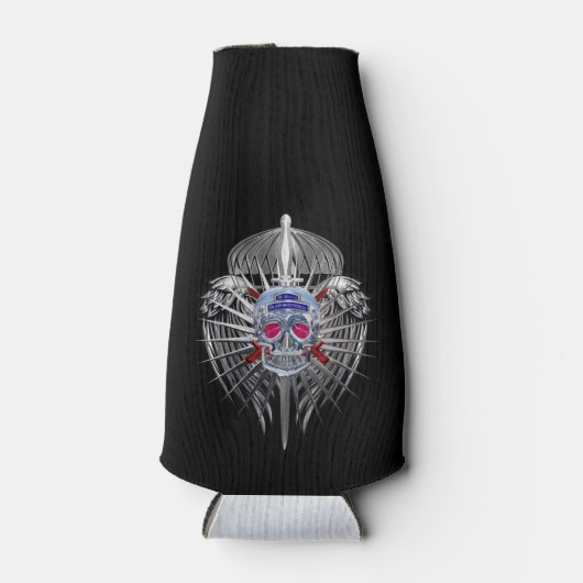 第82期空中銀素晴らしスカルメタリック翼 ボトルクーラー (正面)