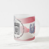 第82期空挺師団カスタマイズデザイン フロストグラスマグカップ (正面右)