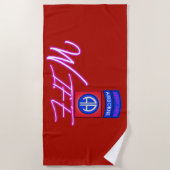 第82期空挺師団妻 ビーチタオル (正面)