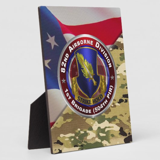第82期空挺師団第1旅団 フォトプラーク (側面)
