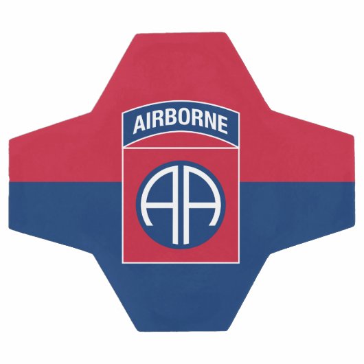 第82期空挺師団軍隊退役軍人 サッカーボール (フラット)