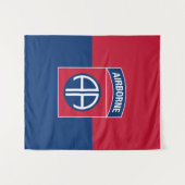 第82期空挺師団軍隊退役軍人 タペストリー (正面(横))