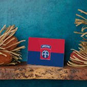 第82期空挺師団軍隊退役軍人 フォトプラーク (側面)