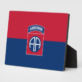 第82期空挺師団軍隊退役軍人 フォトプラーク (側面)