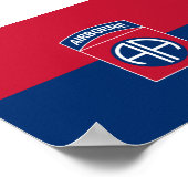 第82期空挺師団軍隊退役軍人 ポスター (角)