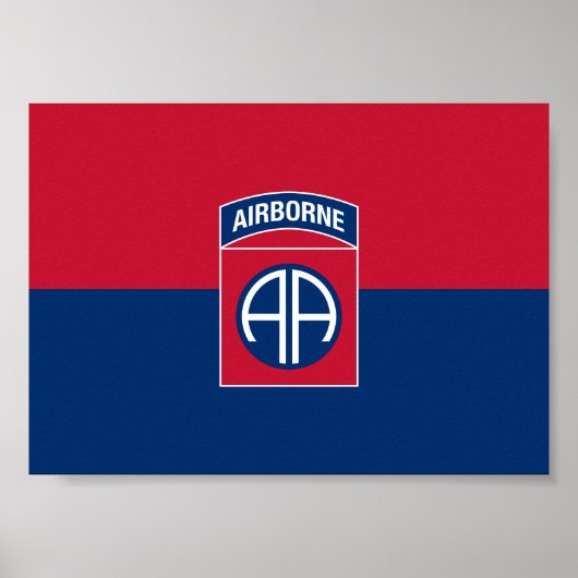 第82期空挺師団軍隊退役軍人 ポスター (正面)