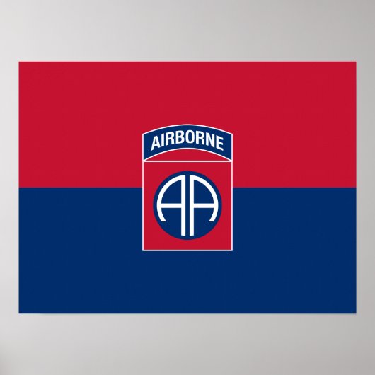 第82期空挺師団軍隊退役軍人 ポスター (正面)