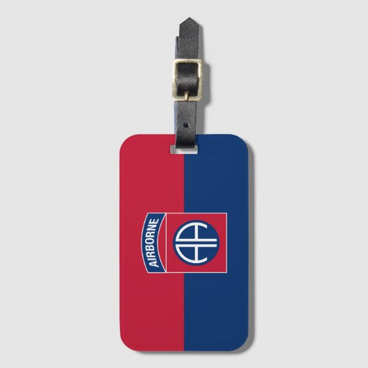 第82期空挺師団軍隊退役軍人 ラゲッジタグ (正面縦)