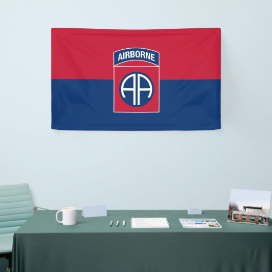 第82期空挺師団軍隊退役軍人 横断幕 (トレードショー)