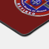 第82期空挺師団退職した退役軍人 デスクマット (コーナー)