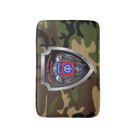 第82期空挺師団「アメリカの本王の守護者」 バスマット (正面縦)