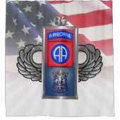 第82期空挺師団「オールウェイズ」 シャワーカーテン (正面)