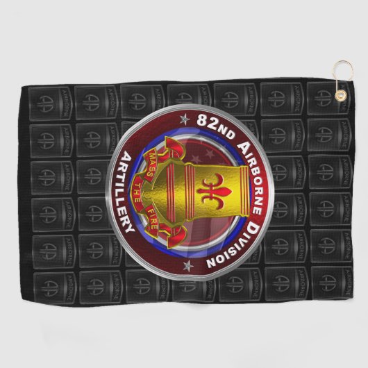 第82期空挺師団 ゴルフタオル (横)