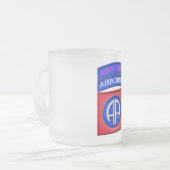 第82期空挺師団「パラトパーの妻」 フロストグラスマグカップ (正面左)