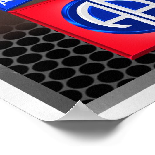 第82期空挺師団 ポスター (角)