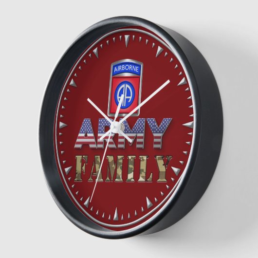 第82期空挺師団 壁時計 (傾斜)