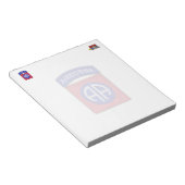 第82機上部門ベトナムパッチメモ帳 ノートパッド (アングル)