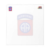 第82機上部門ベトナムパッチメモ帳 ノートパッド (正面)