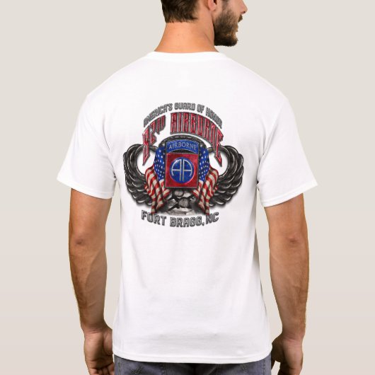第82空挺型ブラッグTシャツ Tシャツ (裏面)
