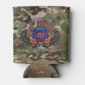 第82空挺型迷彩柄クーラーボックス 缶クーラー (正面)