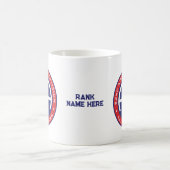 第82空挺師団すべてのアメリカのカスタマイズ可能 コーヒーマグカップ (中央)