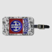 第82空挺師団すべてアメリカのパーソナル化可能 ラゲッジタグ (正面横)
