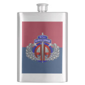 第82空挺師団のカラー フラスク (正面)