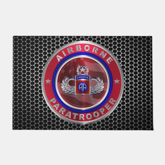 第82空挺師団のジャンプマスター ドアマット (正面)