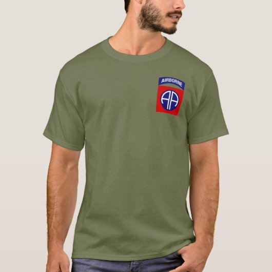 第82空挺師団のティー Tシャツ (正面)