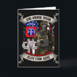 第82空挺師団のパラシュート降下兵 フォートブラッグジャンプ カード<br><div class="desc">第82空挺師団のパラシュート降下兵 フォートブラッグジャンプ ウイングス</div>