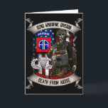 第82空挺師団のパラシュート降下兵 フォートブラッグジャンプ カード<br><div class="desc">第82空挺師団のパラシュート降下兵 フォートブラッグジャンプ ウイングス</div>