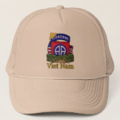 第82空挺師団の退役軍人ベトナムは帽子を診察します キャップ (正面)