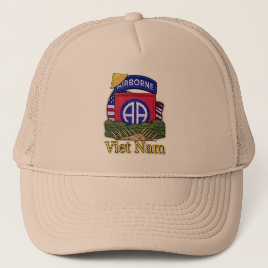 第82空挺師団の退役軍人ベトナムは帽子を診察します キャップ (正面)