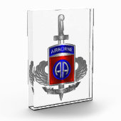 第82空挺師団アフガニスタン短剣 フォトブロック (左)