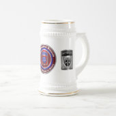 第82空挺師団アメリカ名誉後見人 ビールジョッキ (正面右)