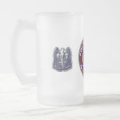 第82空挺師団アメリカ名誉後見人 フロストグラスビールジョッキ (左)