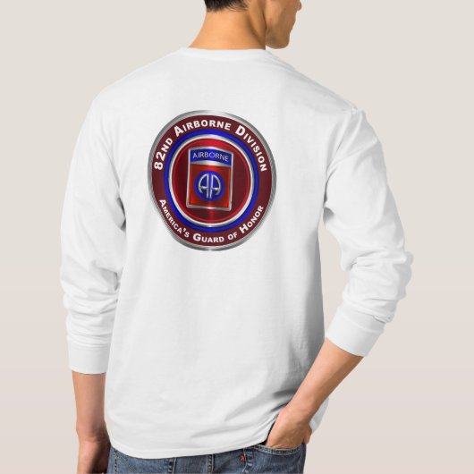 第82空挺師団アメリカ名誉後見人 Tシャツ (裏面)