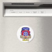 第82空挺師団イラク戦争退役軍人磁石 マグネット (インサイチュ (食洗機))