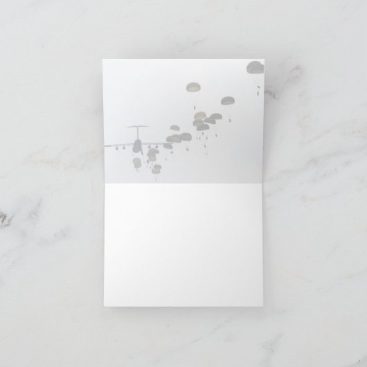 第82空挺師団イラク戦闘機退役軍人カード シーズンカード (内部)