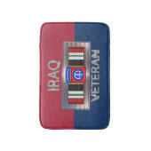 第82空挺師団イラク退役軍人 バスマット (正面縦)