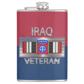 第82空挺師団イラク退役軍人 フラスク (正面)