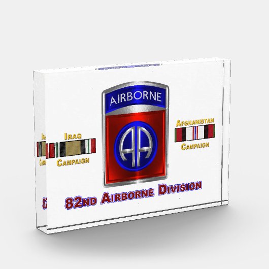 第82空挺師団イラク·アフガニスタン退役軍人 フォトブロック (左)