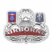 第82空挺師団カスタム翼 シール (正面)