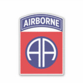 第82空挺師団サービスバッジ シール (正面)