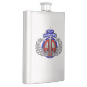 第82空挺師団ダガーデザイン フラスク (右)