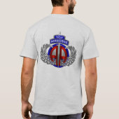 第82空挺師団ダガーデザイン Tシャツ (裏面)